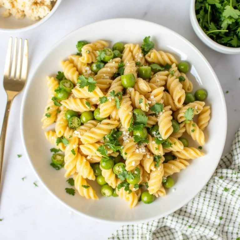 Colorful bowl of Elote Pasta Salad with grilled corn, creamy dressing, cilantro, and lime, ready to serve for a healthy mea