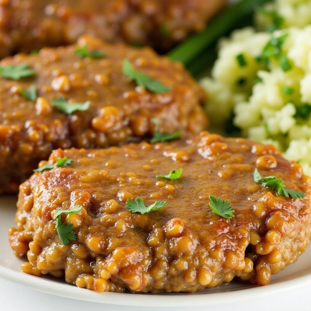 salisbury_steak_recipe_with_ground_chicken__wndthj9mryhhxcevnlnc_2 Juicy Salisbury steak made with ground chicken served with mushroom gravy and vegetables